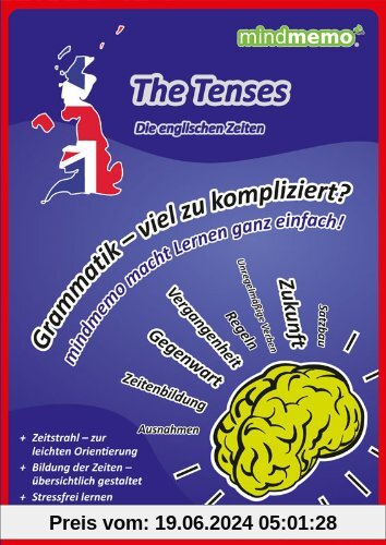 mindmemo Lernfolder - The Tenses - Die englischen Zeiten - Grammatik Lernhilfe - PremiumEdition (foliert) [Broschiert]